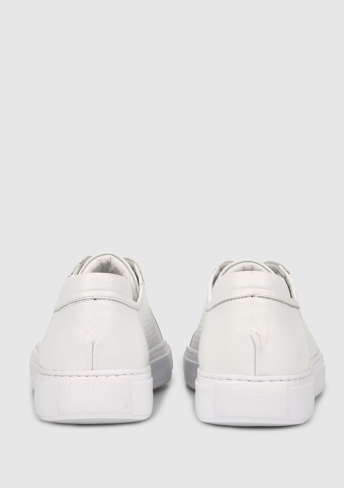 Beyaz Deri Erkek Ayakkabı
