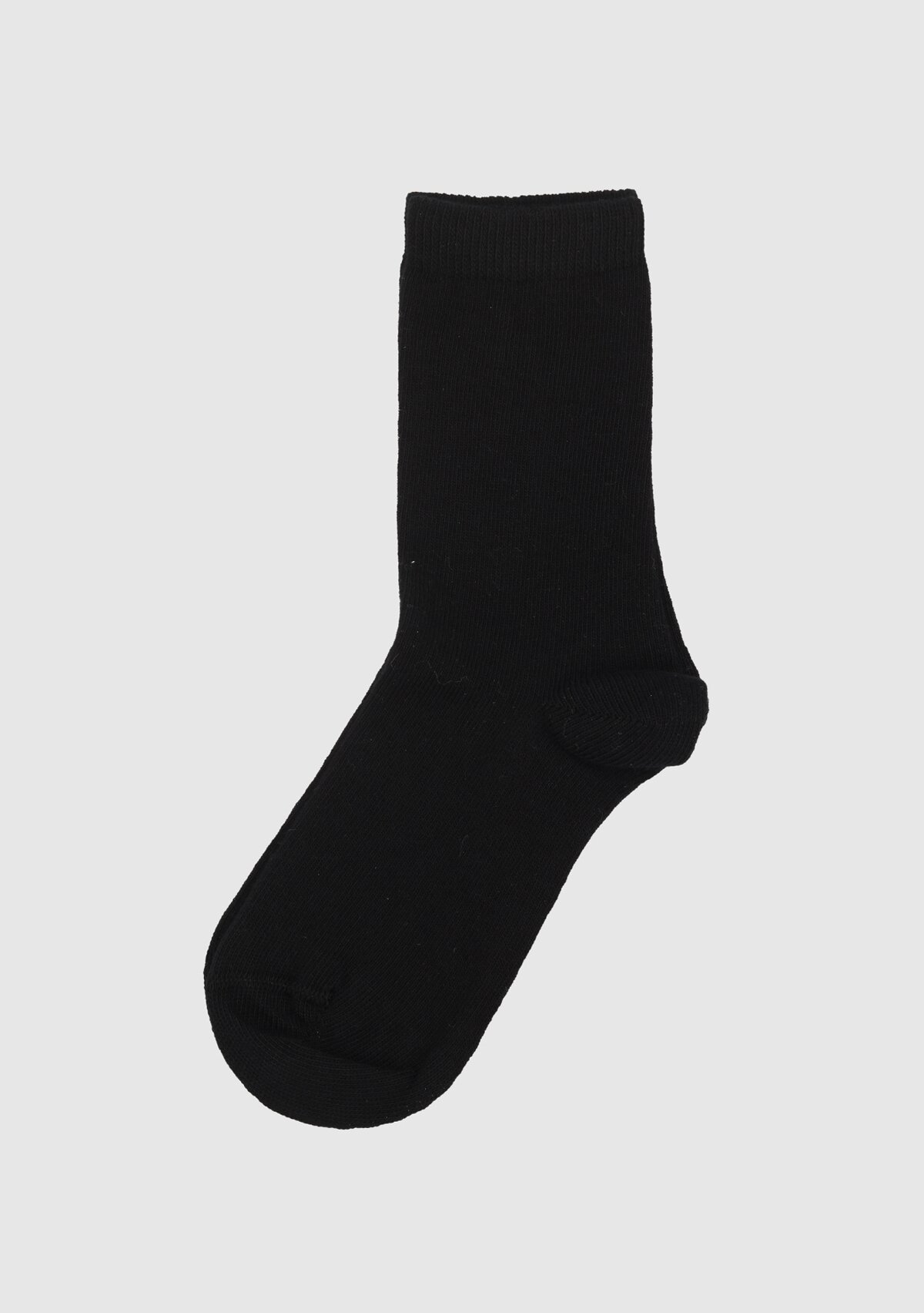 Miovela Siyah  Miovela MVC13 Siyah Organik Pamuklu Çocuk Çorabı