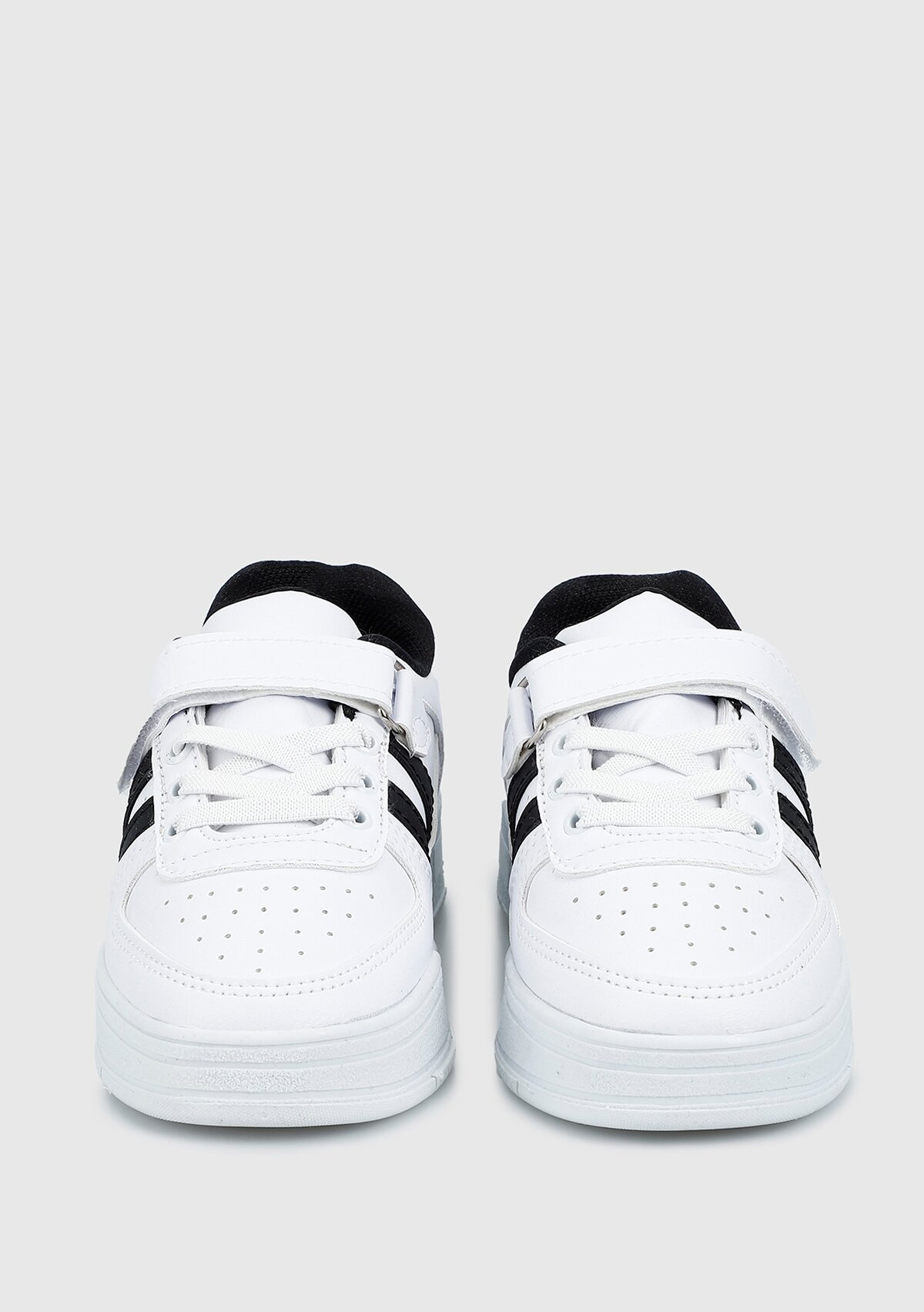 Beyaz/Siyah Erkek Çocuk Sneaker