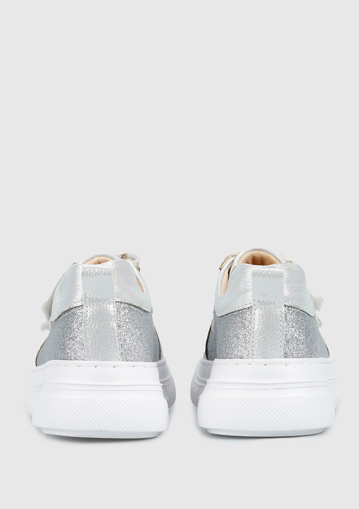 Gümüş Kız Çocuk Sneaker