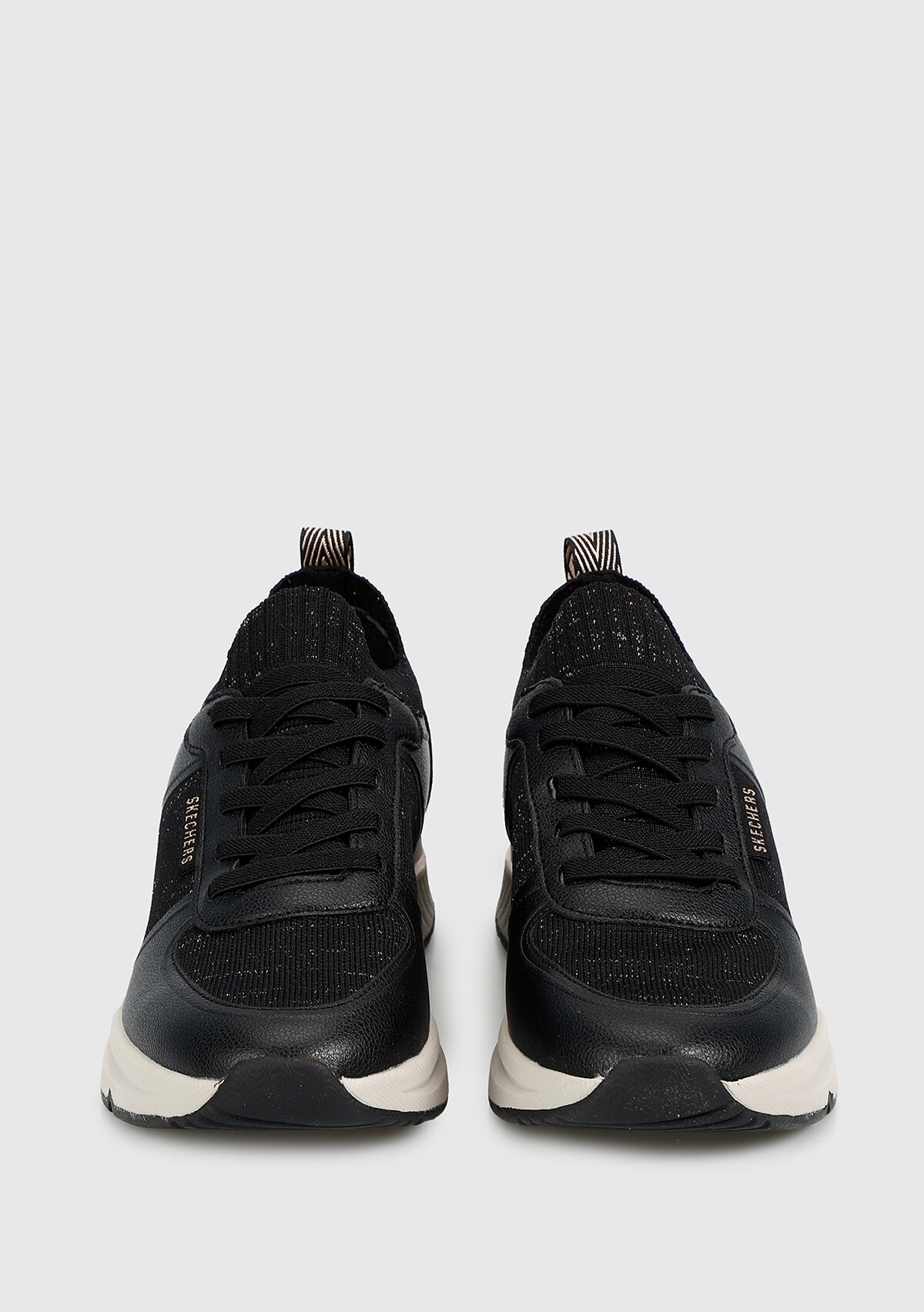 Skechers Arch Fıt S-Mıles-Mıglıo Marca Siyah Kadın Sneaker 155569 BKRG