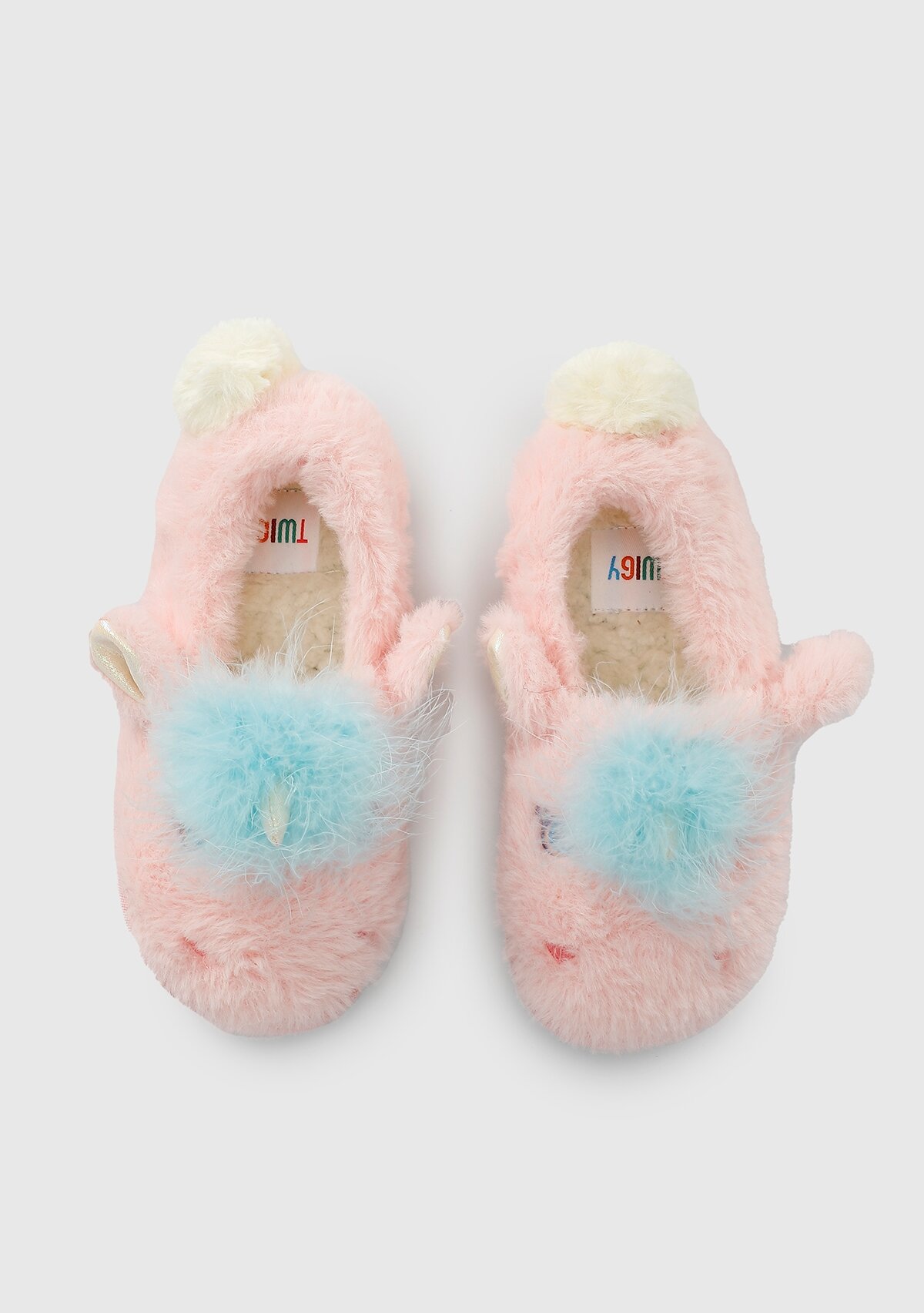 Twigy Pembe Kız Çocuk Ev Terliği