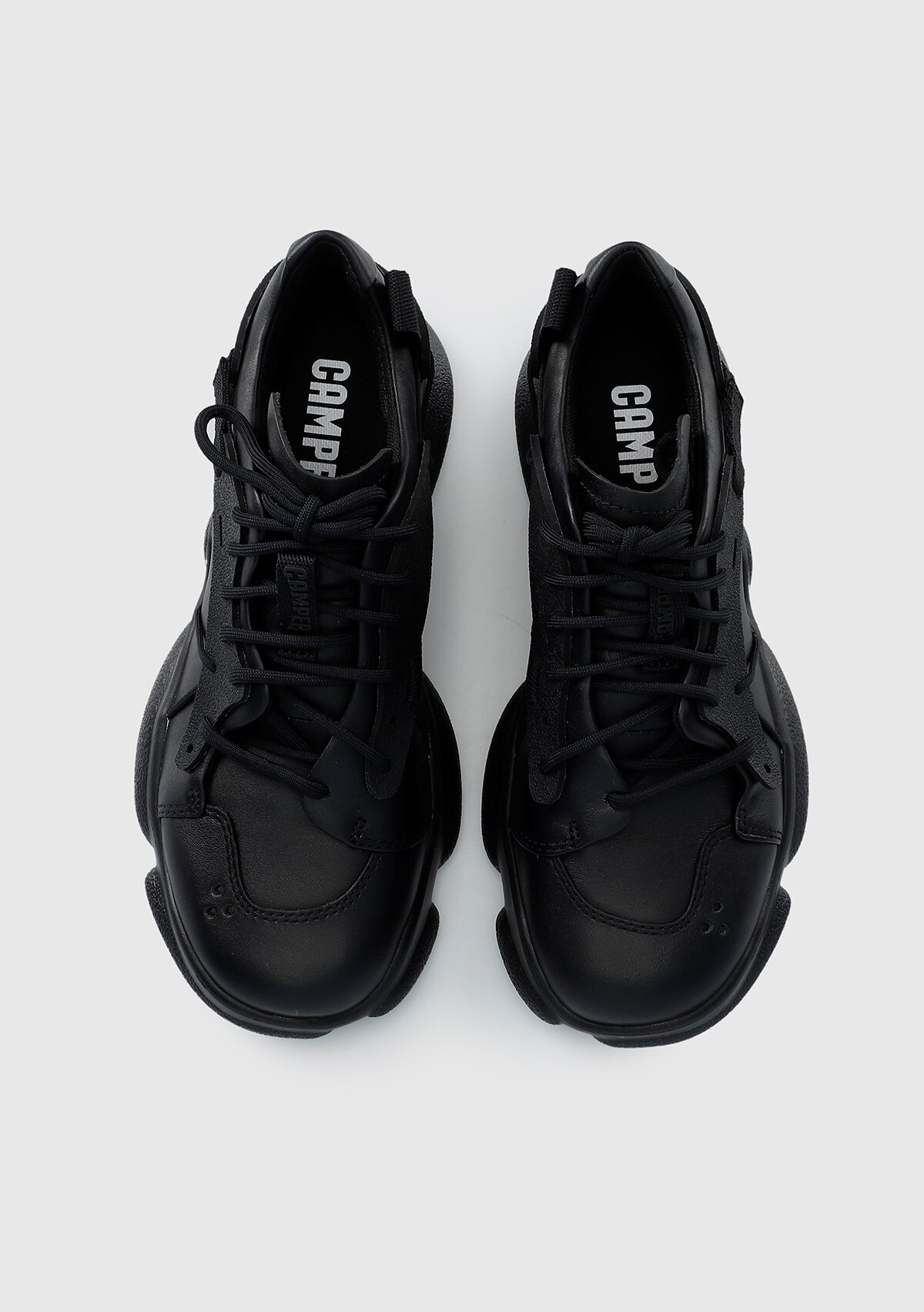 Camper Karst Siyah Deri Kadın Sneaker K201439