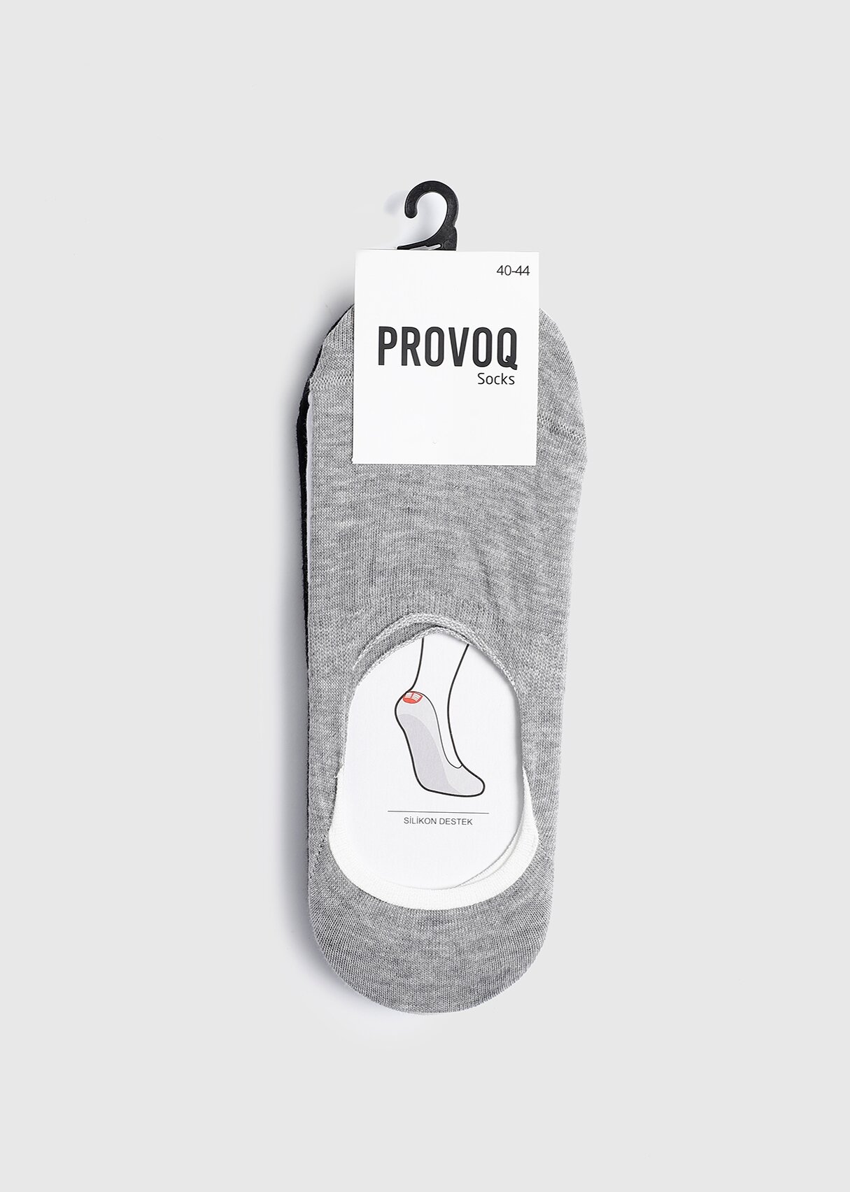Provoq Multi  Provoq 6748 3Lü Siyah-Beyaz-Gri Suba Erkek Çorabı