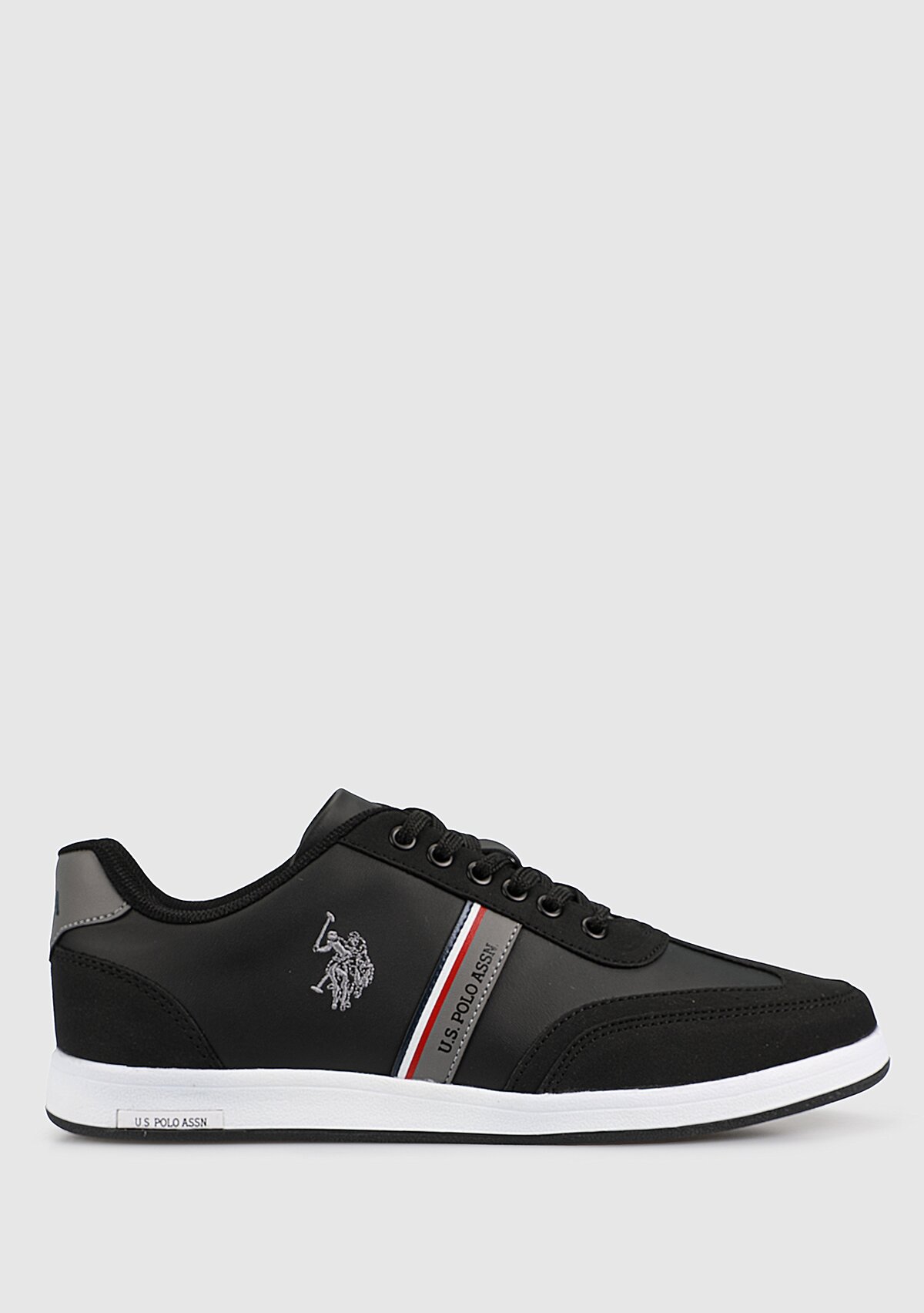 U.S. Polo Assn. Kares Siyah Erkek Sneaker