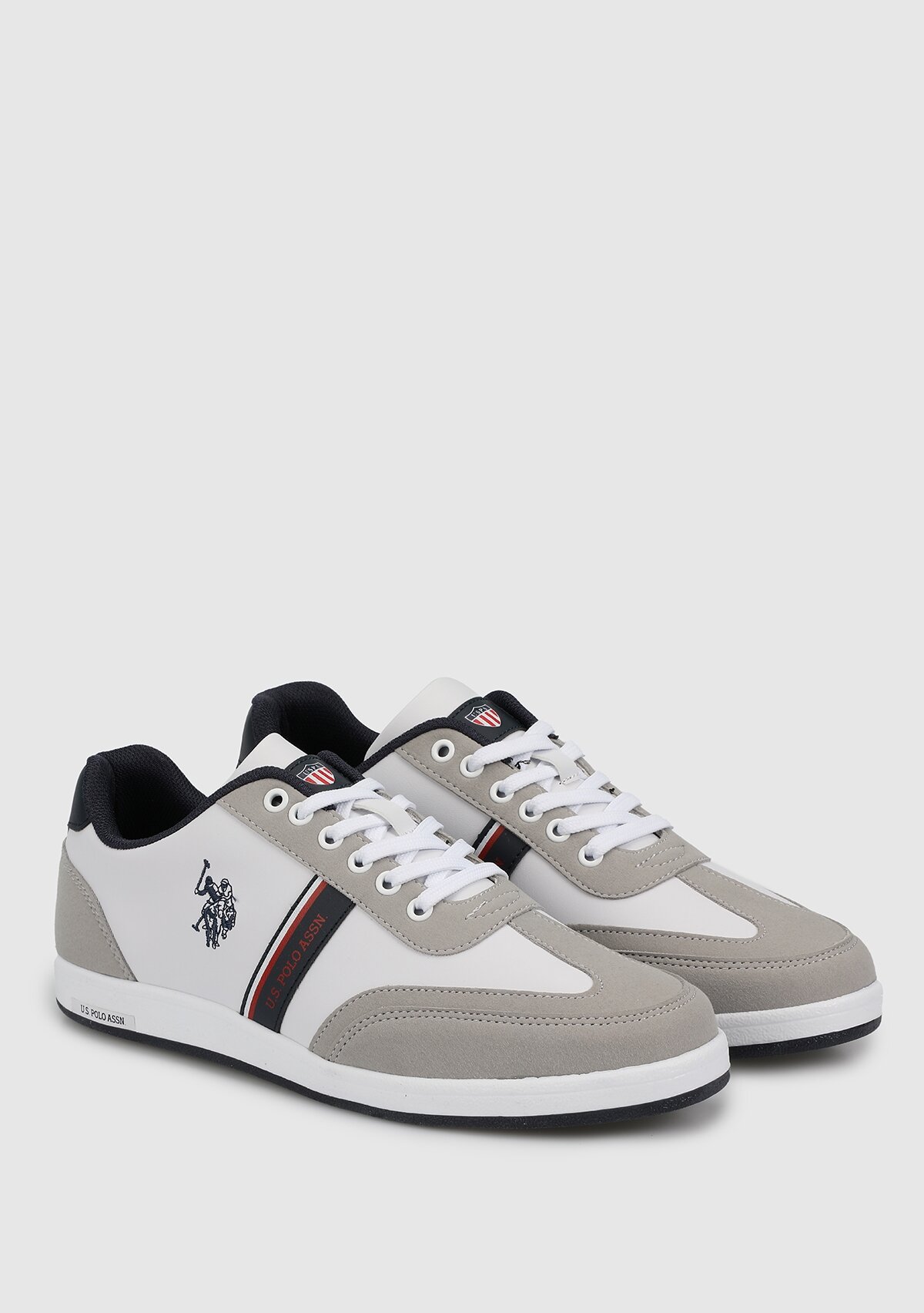 U.S. Polo Assn. Kares Beyaz Erkek Sneaker