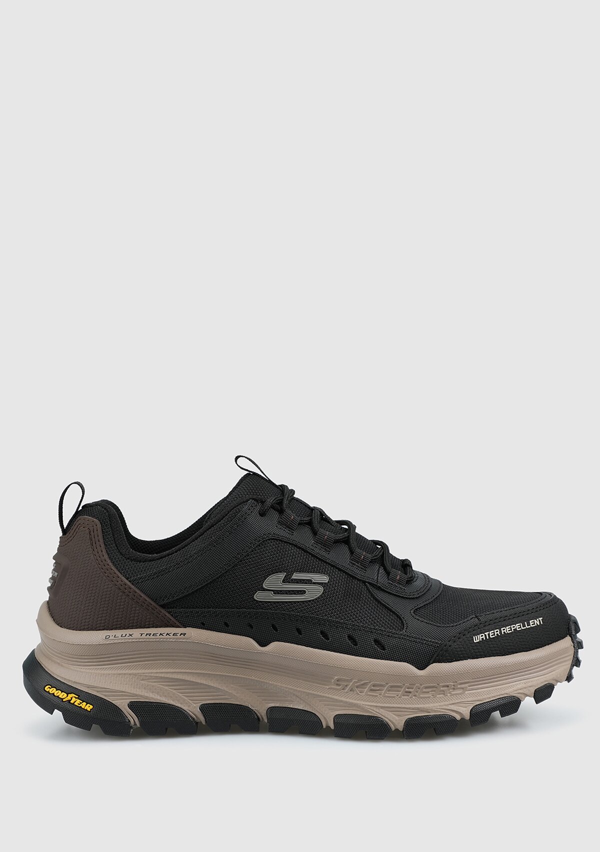 Skechers Siyah Erkek Outdoor Ayakkabı 237565 Bknt D'Lux Trekker