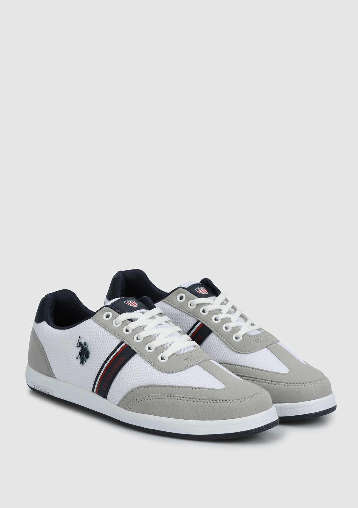 U.S. Polo Assn. Kares Beyaz Erkek Sneaker