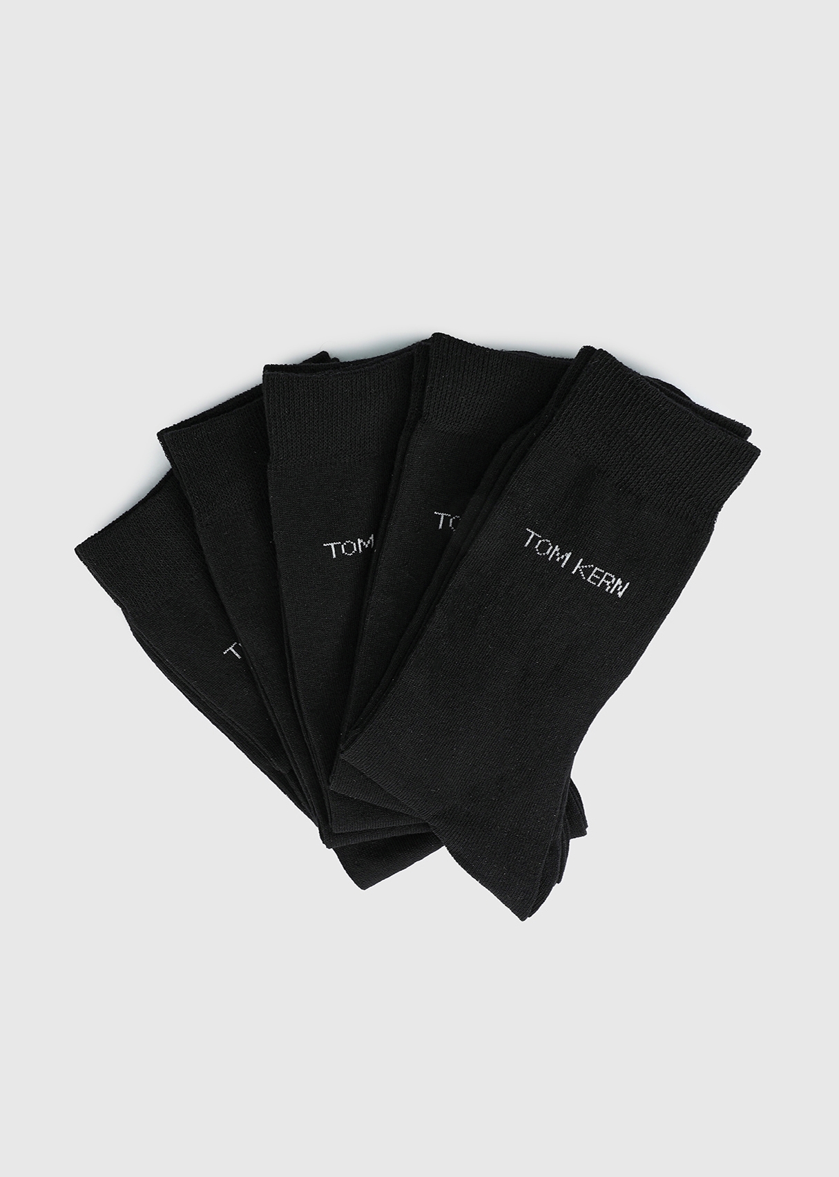  Siyah  Tom Kern 4201 Erkek 5'li Çorap Siyah