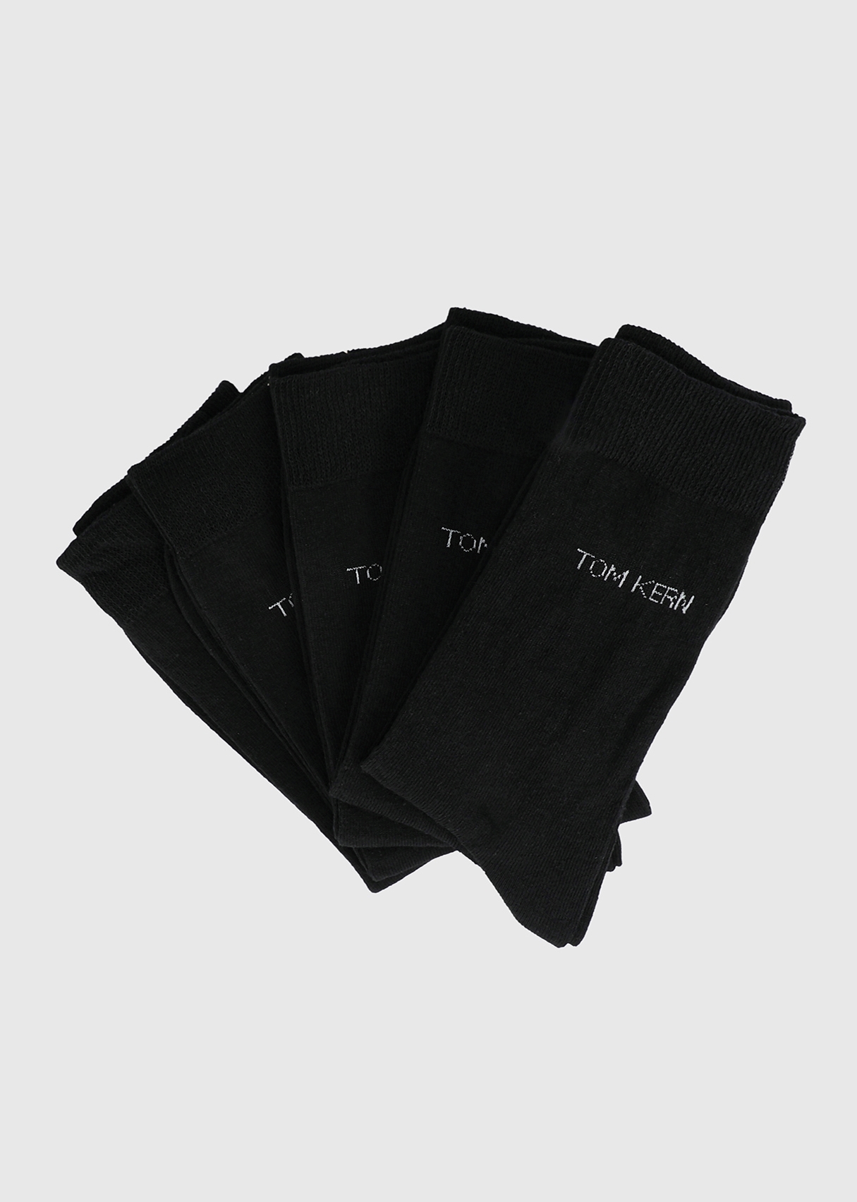 Siyah  Tom Kern 4201 Erkek 5'li Çorap Siyah