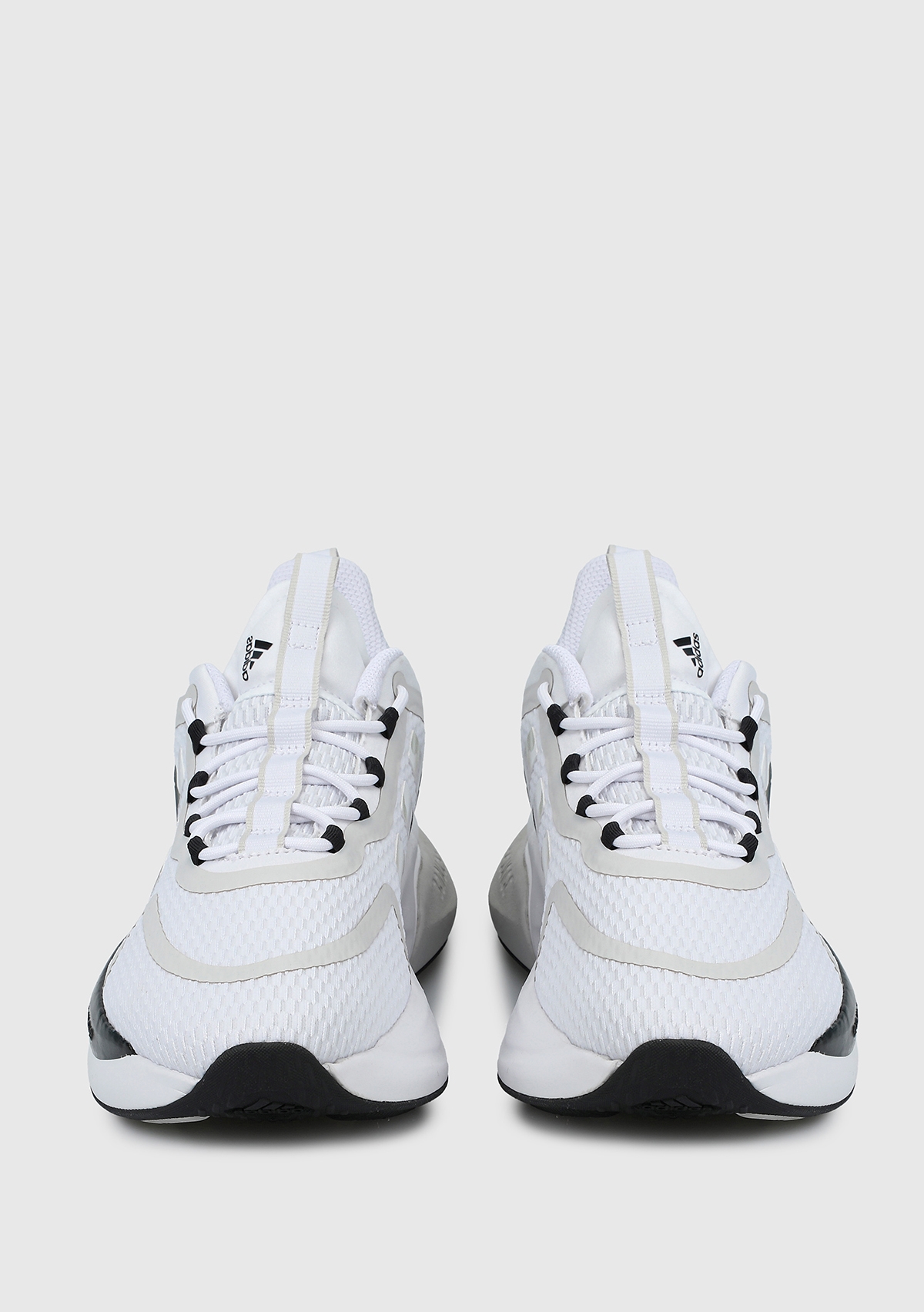 adidas Alphabounce + Erkek Beyaz Koşu Ayakkabısı Ig3585