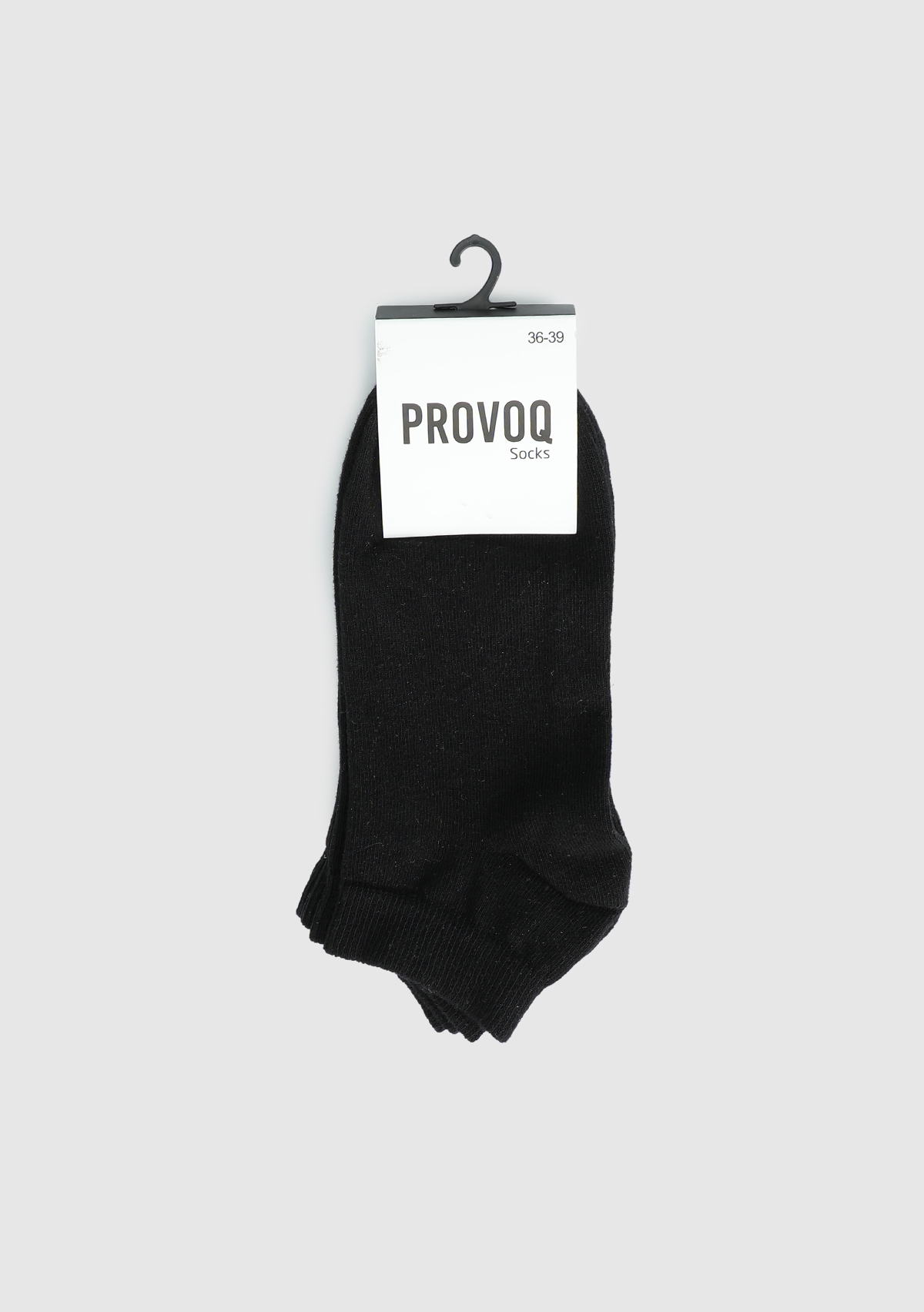 Provoq Siyah  Provoq 6760 3lü Siyah Yarım Kadın Çorap