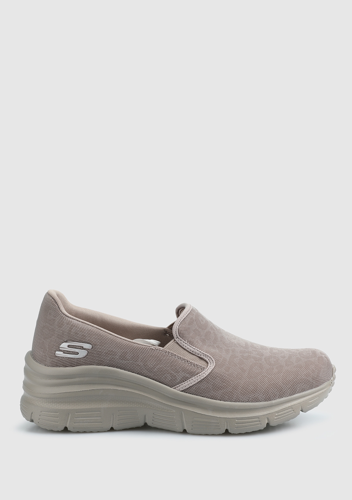 Skechers Krem Kadın Spor Ayakkabı 896293Tk Nat Fashion Fit