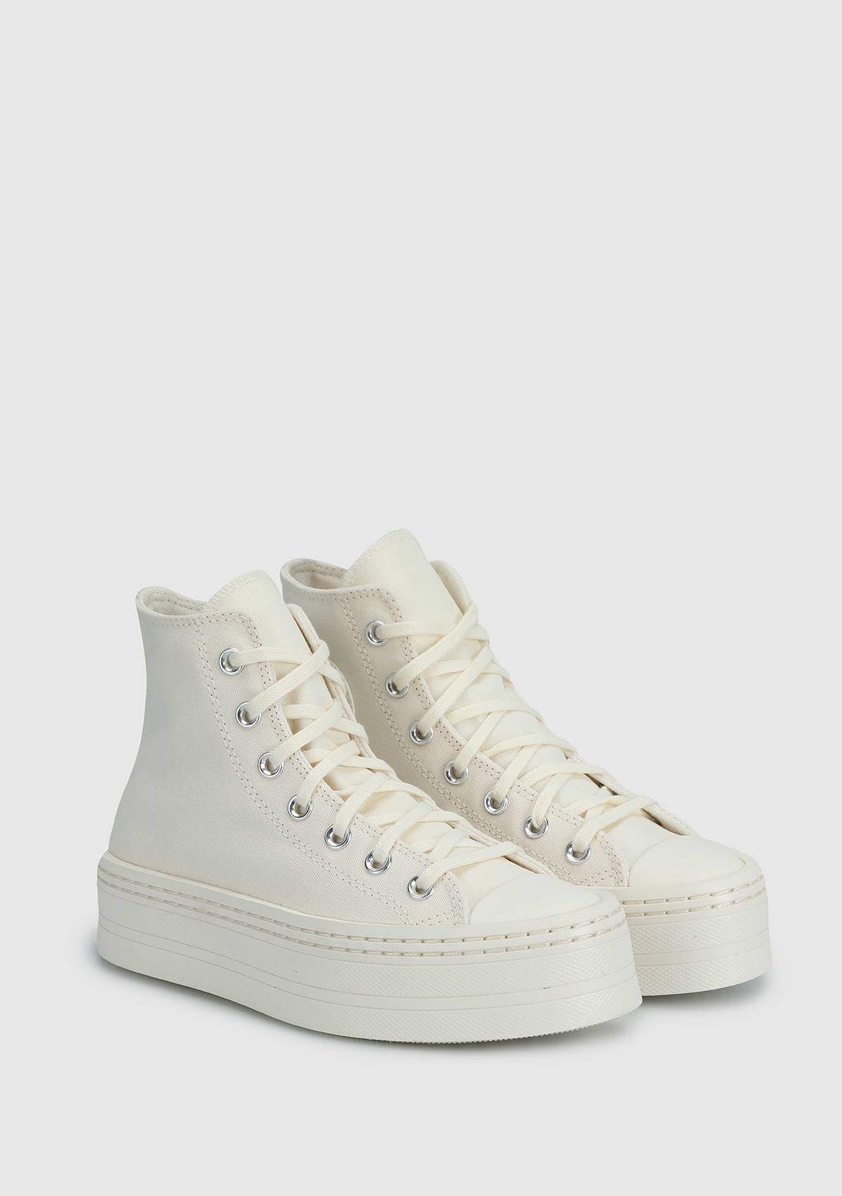 Converse Chuck Taylor All Star Modern Lift Bej Kadın Sneaker A06140C