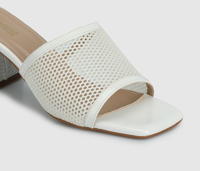 Beyaz Kadın Terlik - Görsel 6