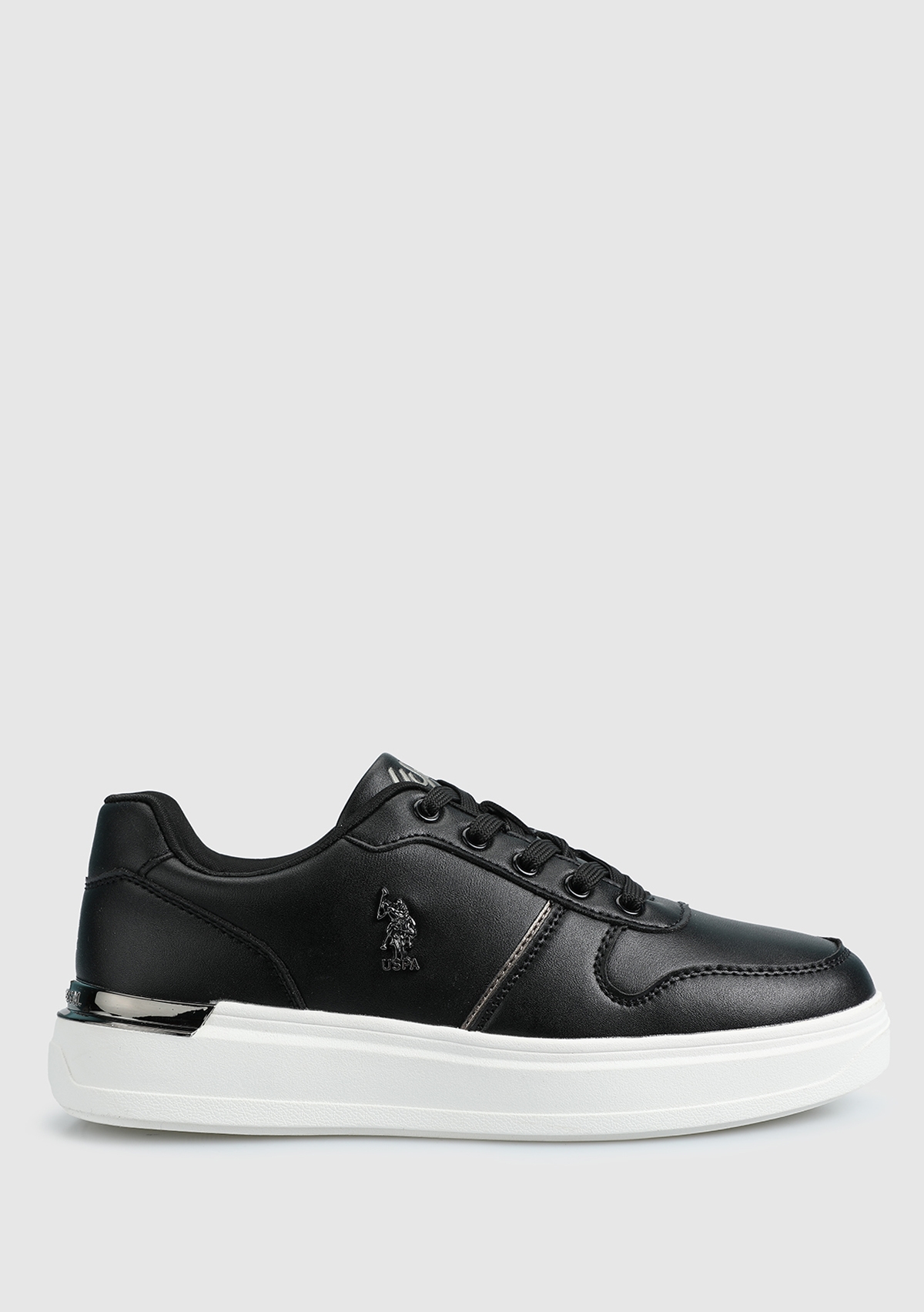 U.S. Polo Assn. Alka Siyah Kadın Sneaker