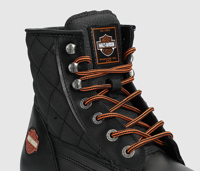 Harley Davidson Harley Davidson 025M100699 NEW WORKER MID BLACK // YAĞLI DERİ