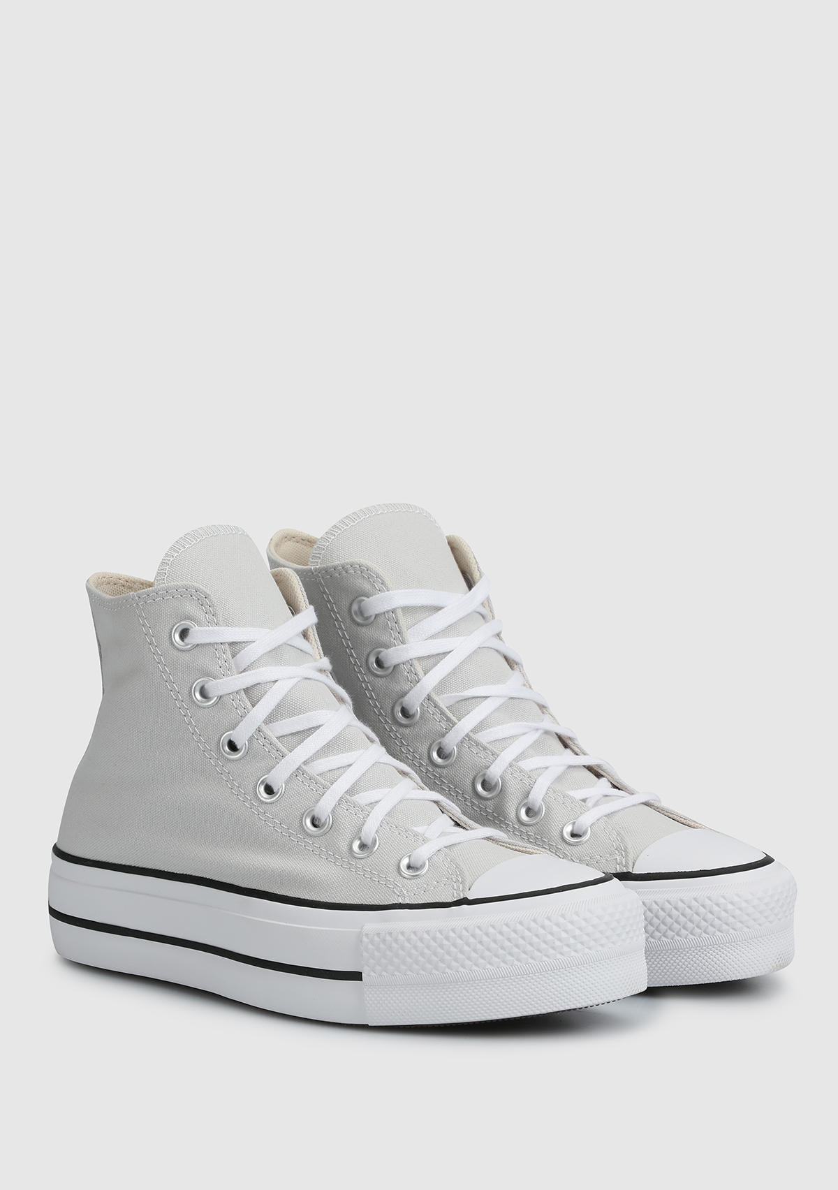 Converse A08287C CTAS LIFT HI BARELY GREY/WHITE/BLACK