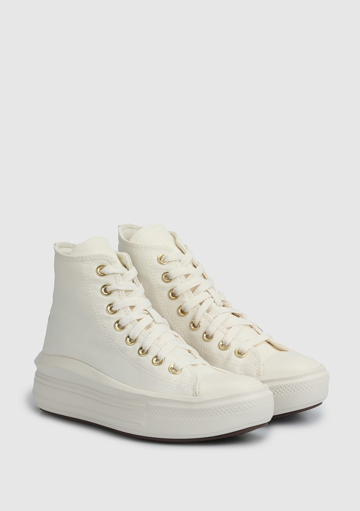 Converse A08384C CTAS MOVE HI EGRET/METALLIC LIGHT GOLD