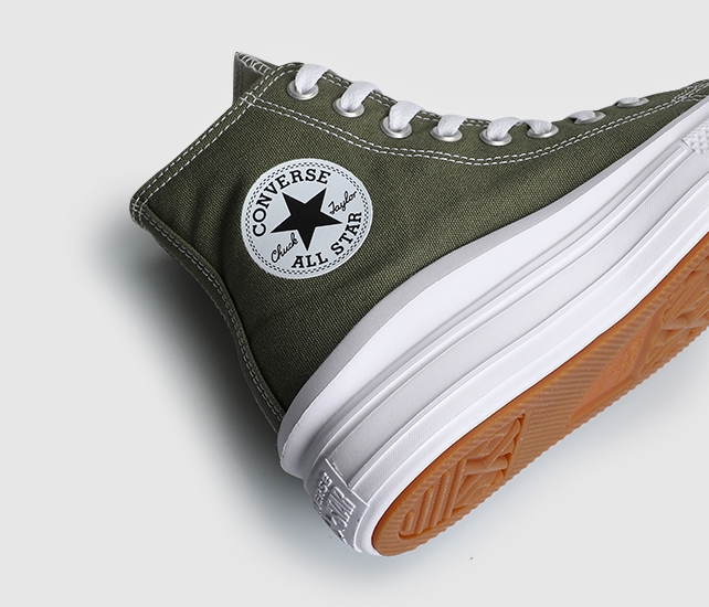 Converse Chuck Taylor All Star Move HI Haki Kadın Sneaker A08295C