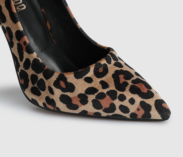 Provoq Leopar Kadın Stiletto
