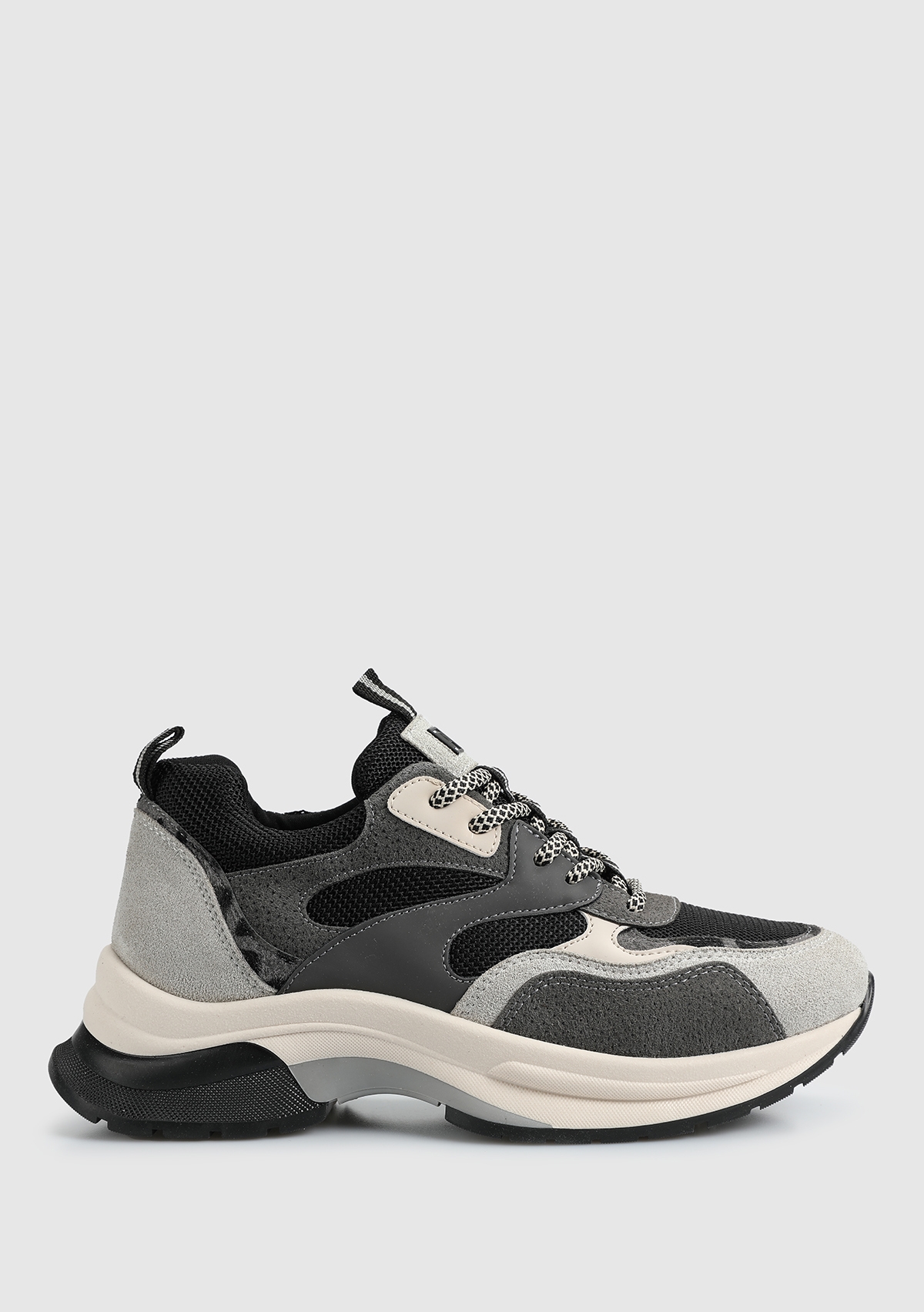 Provoq Siyah Kadın Sneaker