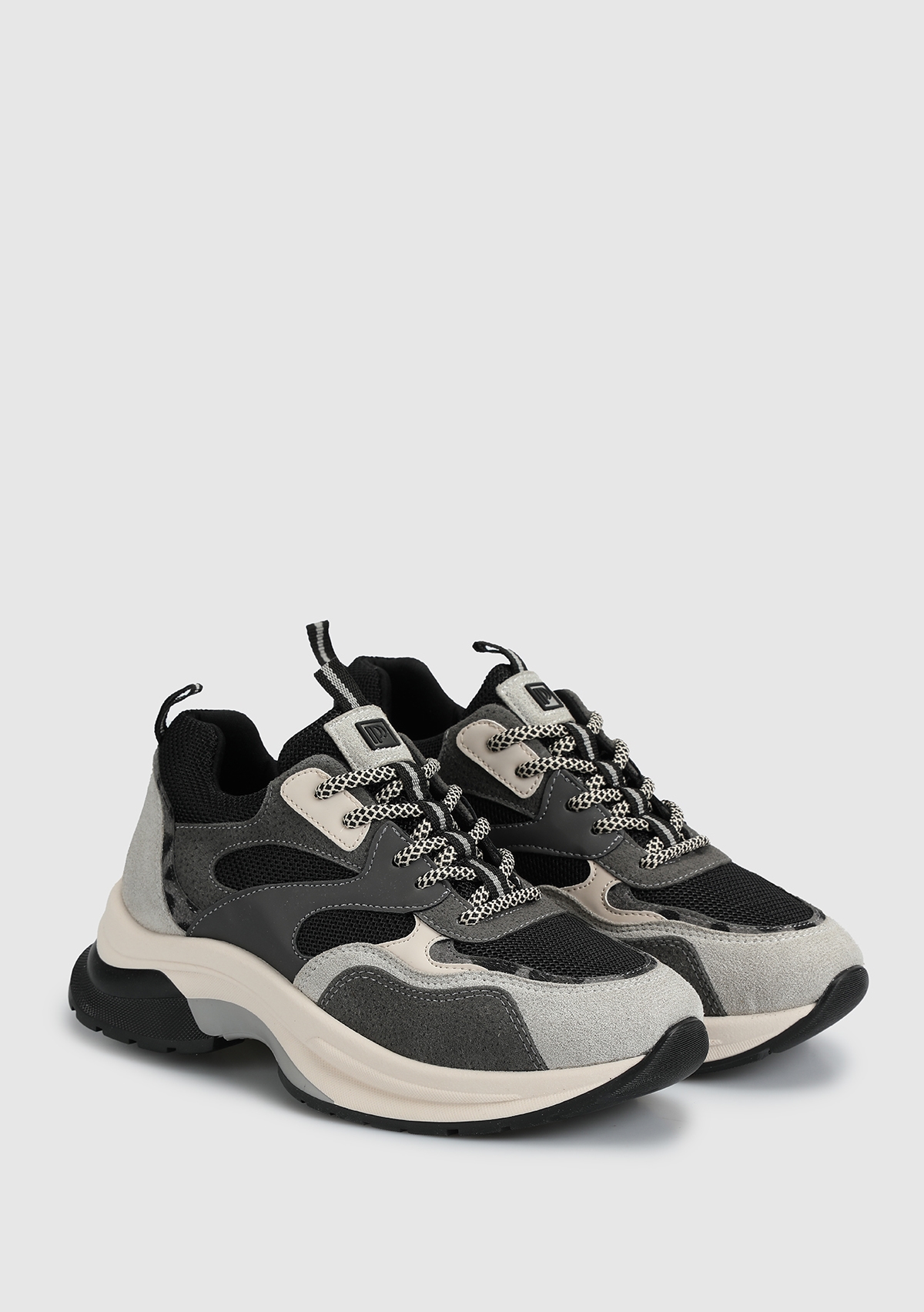 Provoq Siyah Kadın Sneaker