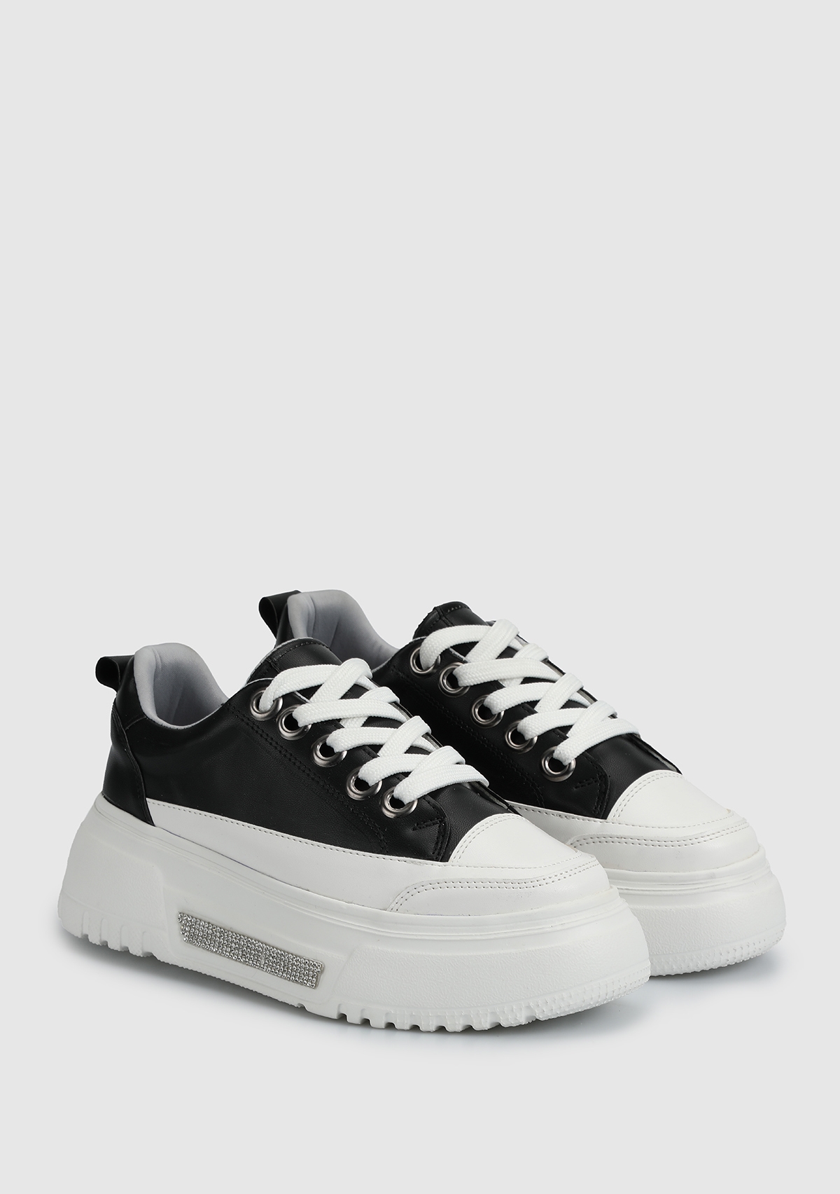 Provoq Siyah Kadın Sneaker