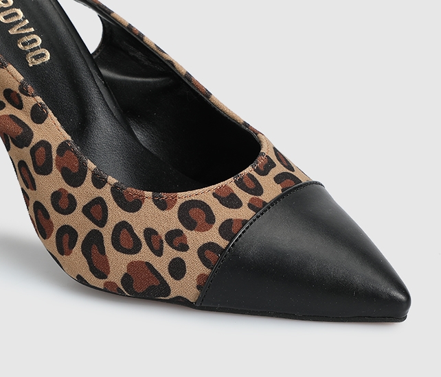 Provoq Leopar Kadın Stiletto