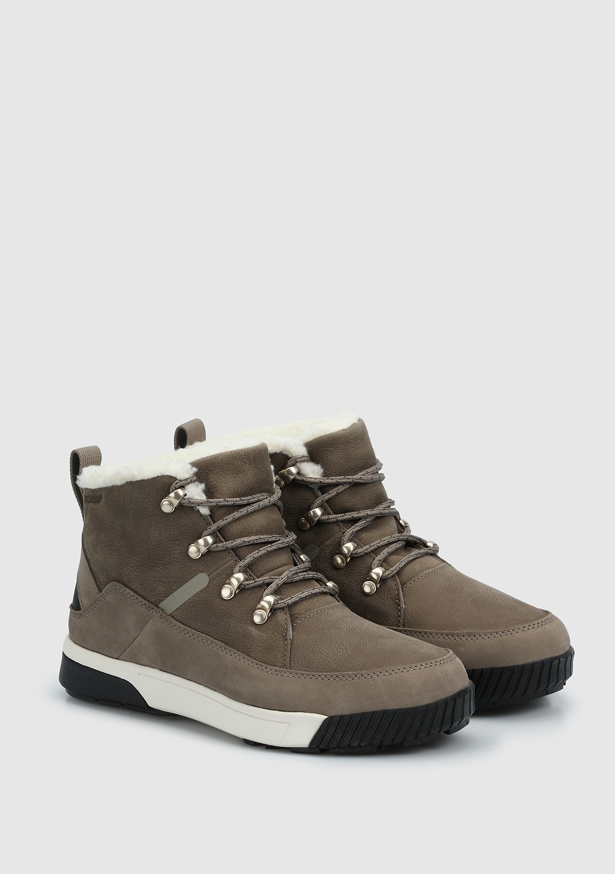 The North Face Sierra Mid Lace Gri Kadın Outdoor Bot NF0A4T3X8IU1