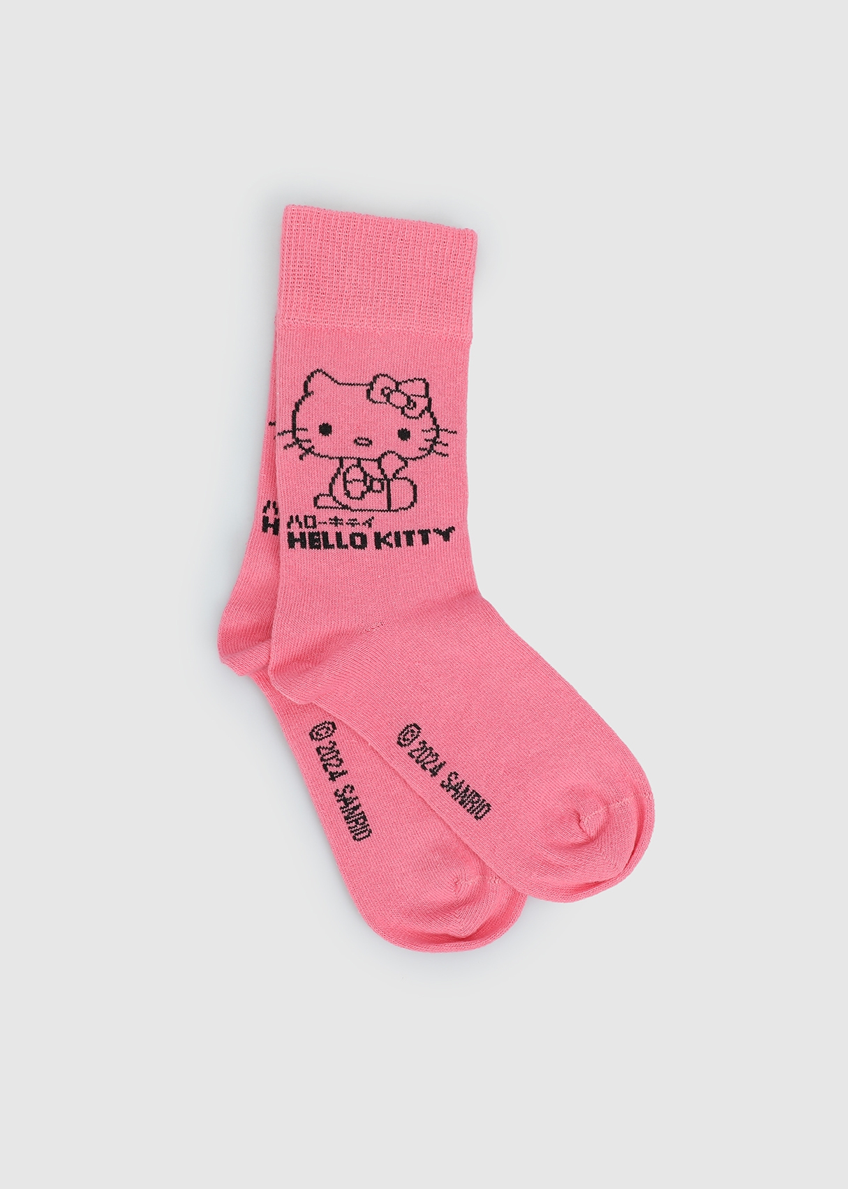  Pembe  Hello Kitty Pembe Soket Çorap 31-34