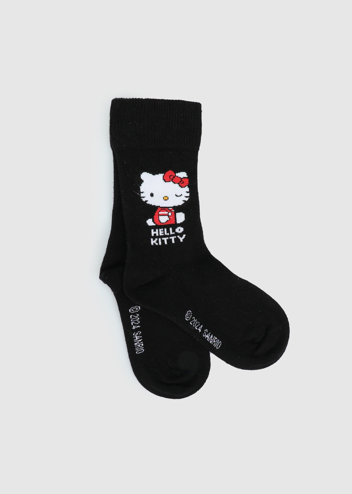  Siyah  Hello Kitty Siyah Soket Çorap 31-34