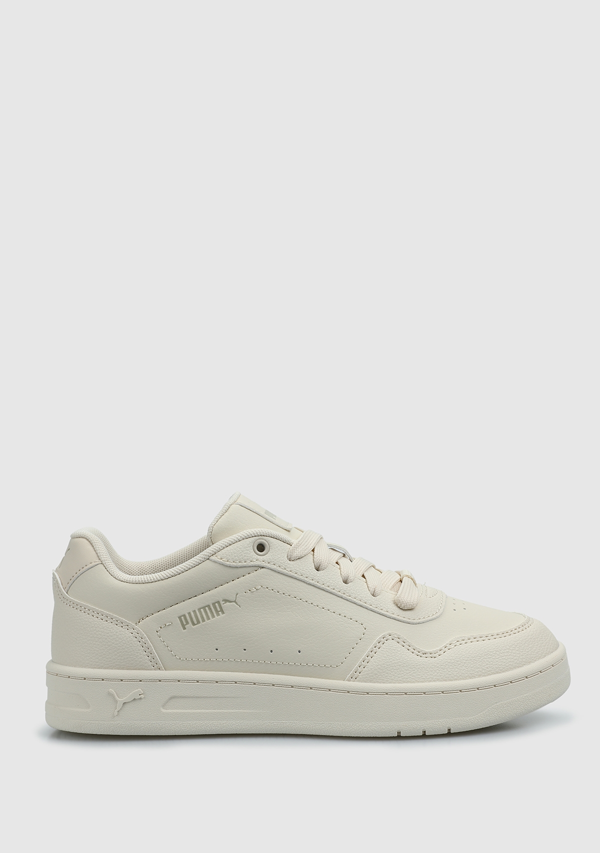 Puma Court Classy Sports Kadın Krem Sneaker