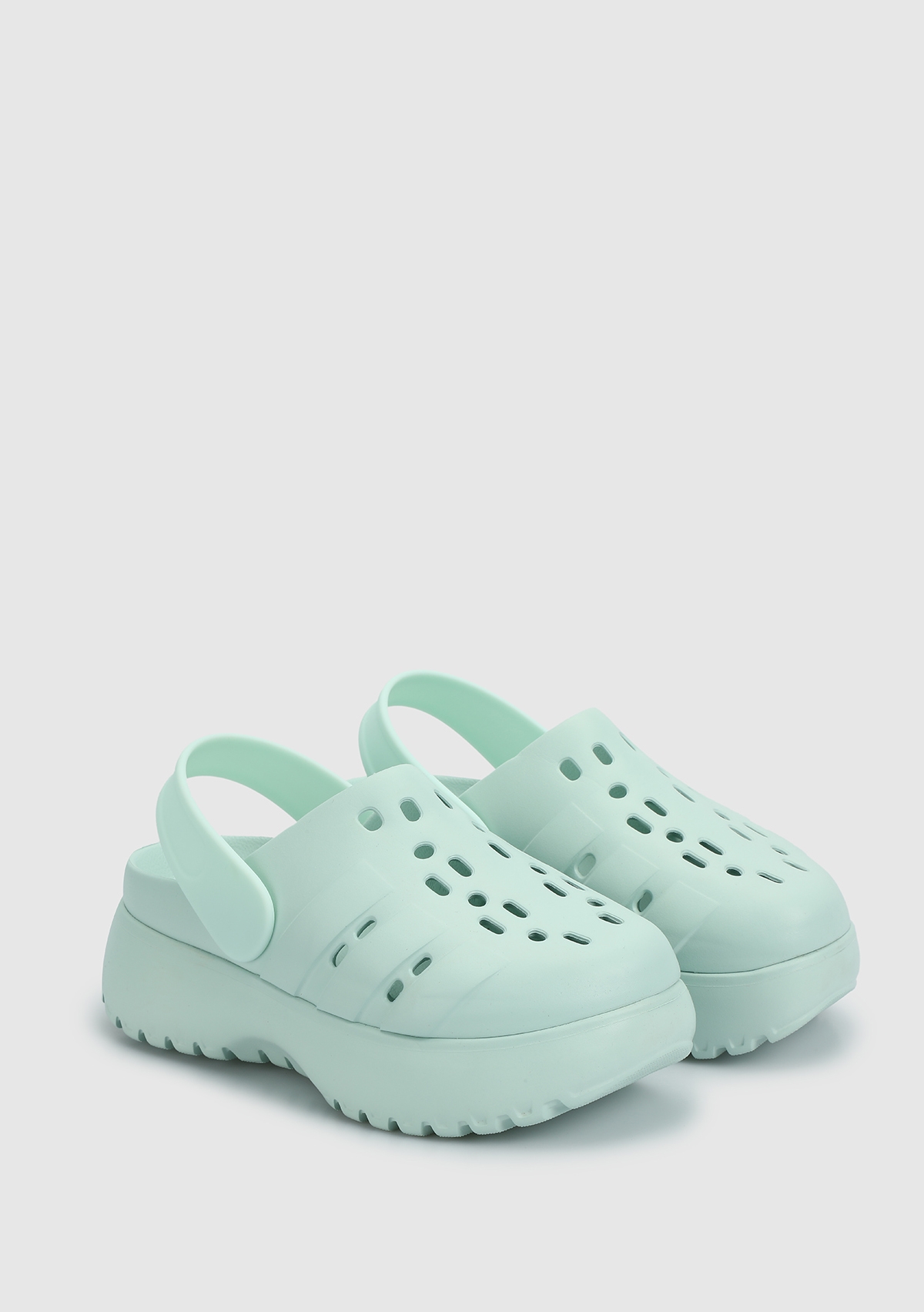 adidas JR2625 ADILETTE CLOG PLATFORM