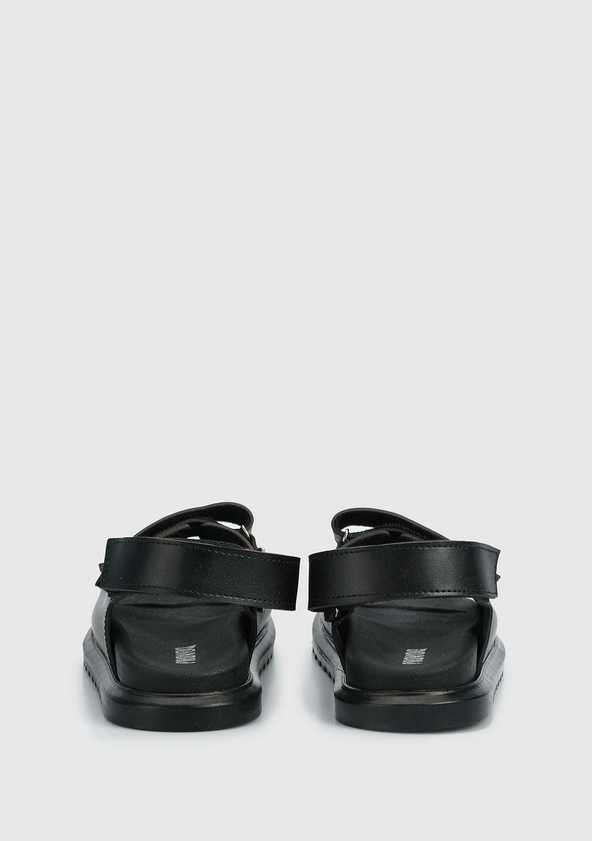 Siyah Kadın Düz Sandalet - Görsel 5