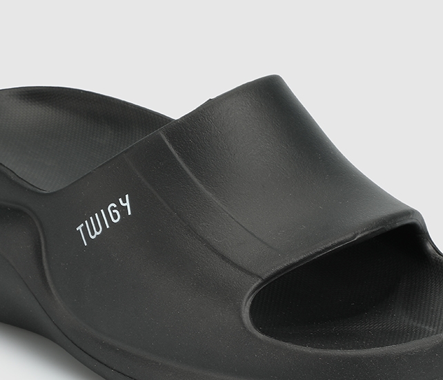 Twigy Siyah Kadın Plaj Terliği