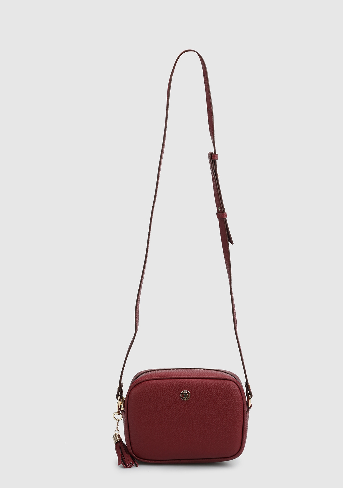 U.S. Polo Assn. Bordo Kadın Çapraz Çanta