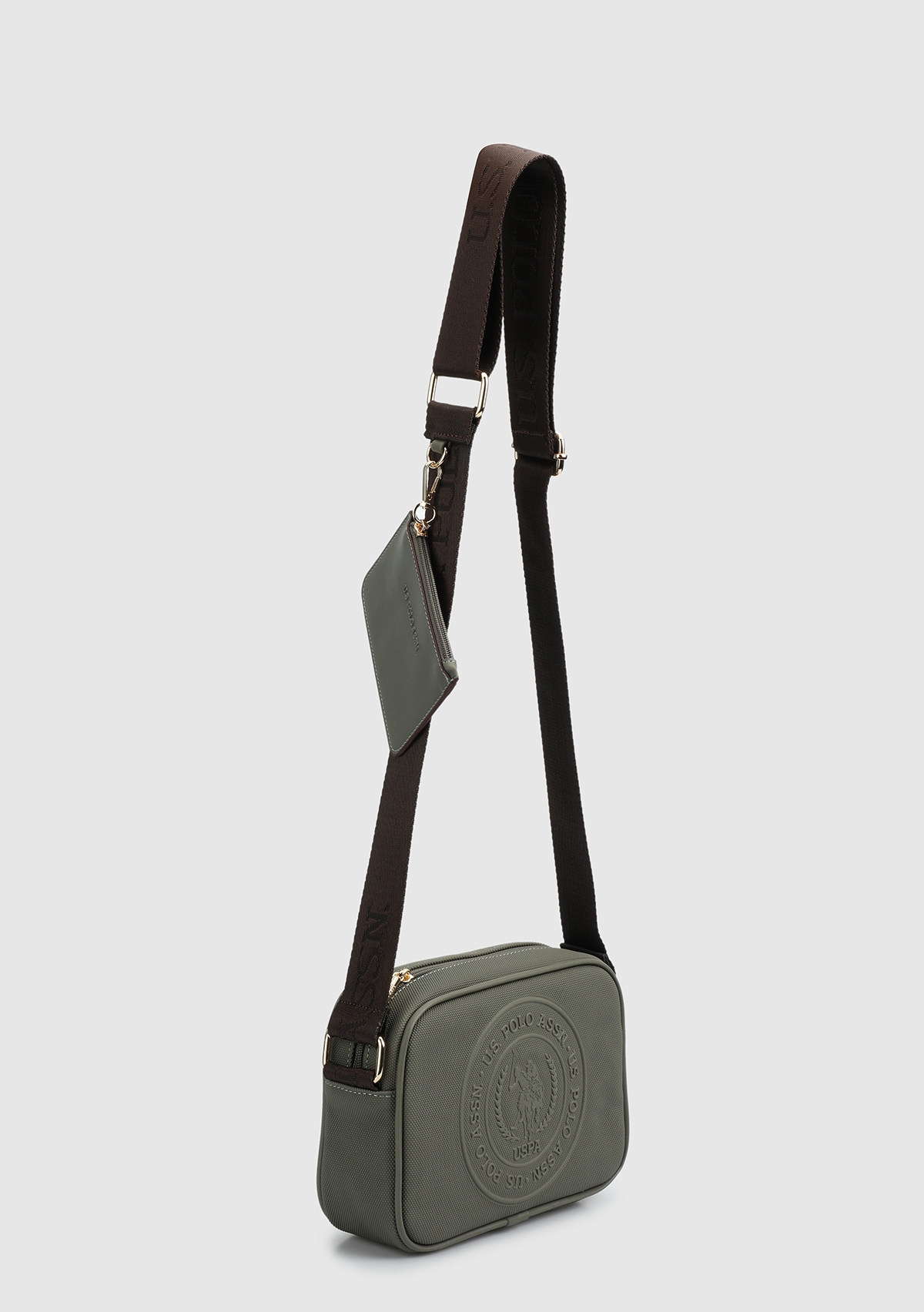 U.S. Polo Assn. Haki Kadın Çapraz Çanta