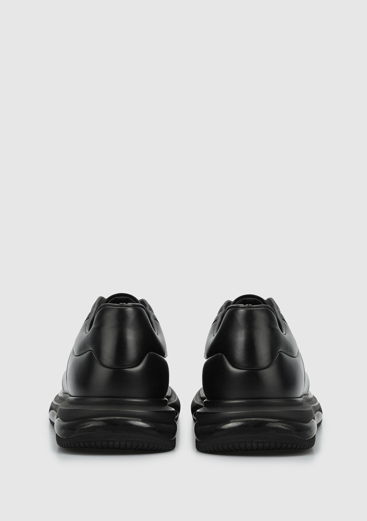 Provoq Siyah Deri Erkek Sneaker