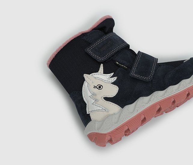 Pembe Deri Kız Çocuk Outdoor Bot - Görsel 6