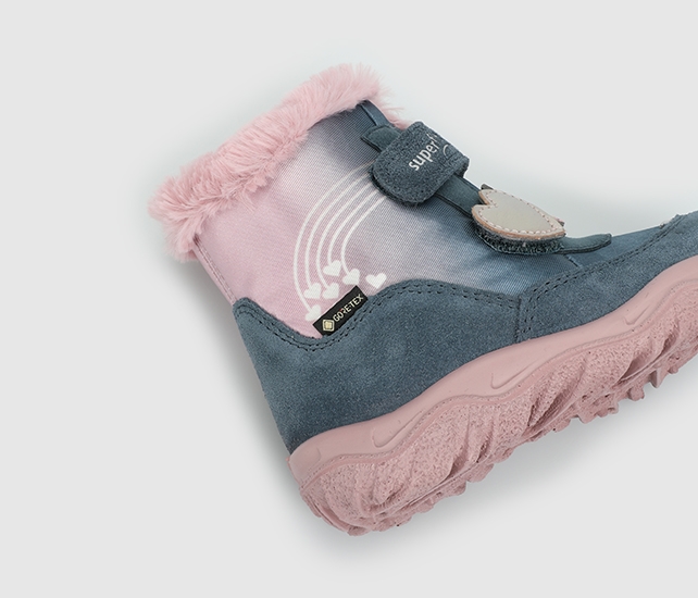 Pembe Deri Kız Çocuk Outdoor Bot - Görsel 6