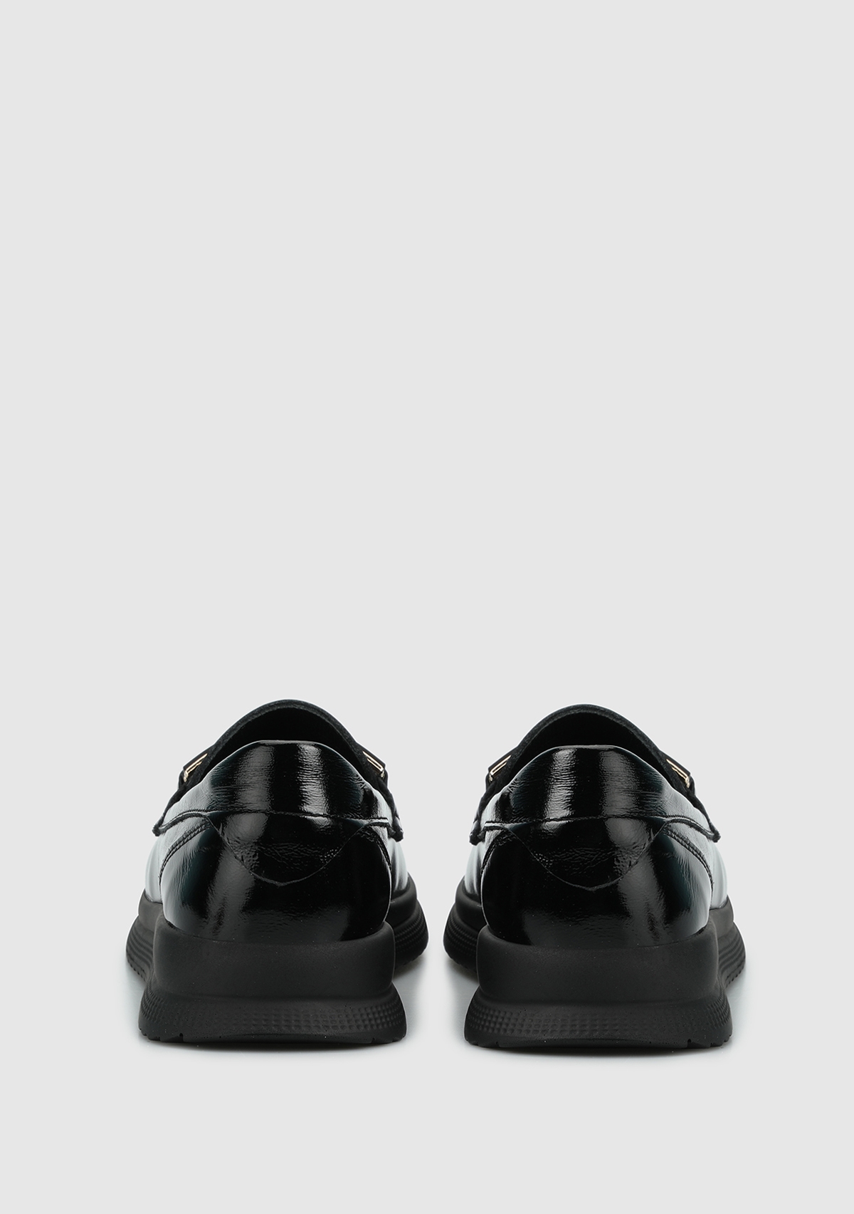 Siyah Deri Kadın Ayakkabı - Görsel 5