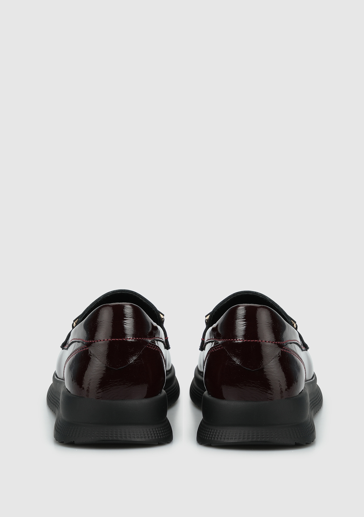 Bordo Deri Kadın Ayakkabı - Görsel 5