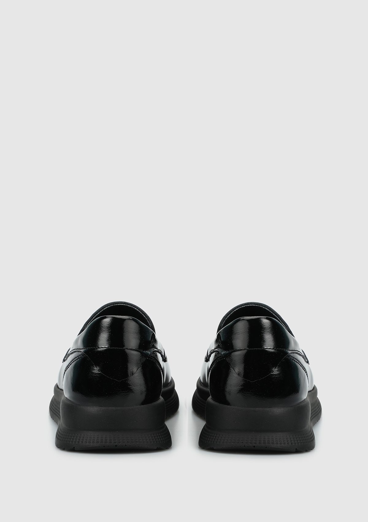 Siyah Deri Kadın Ayakkabı - Görsel 5