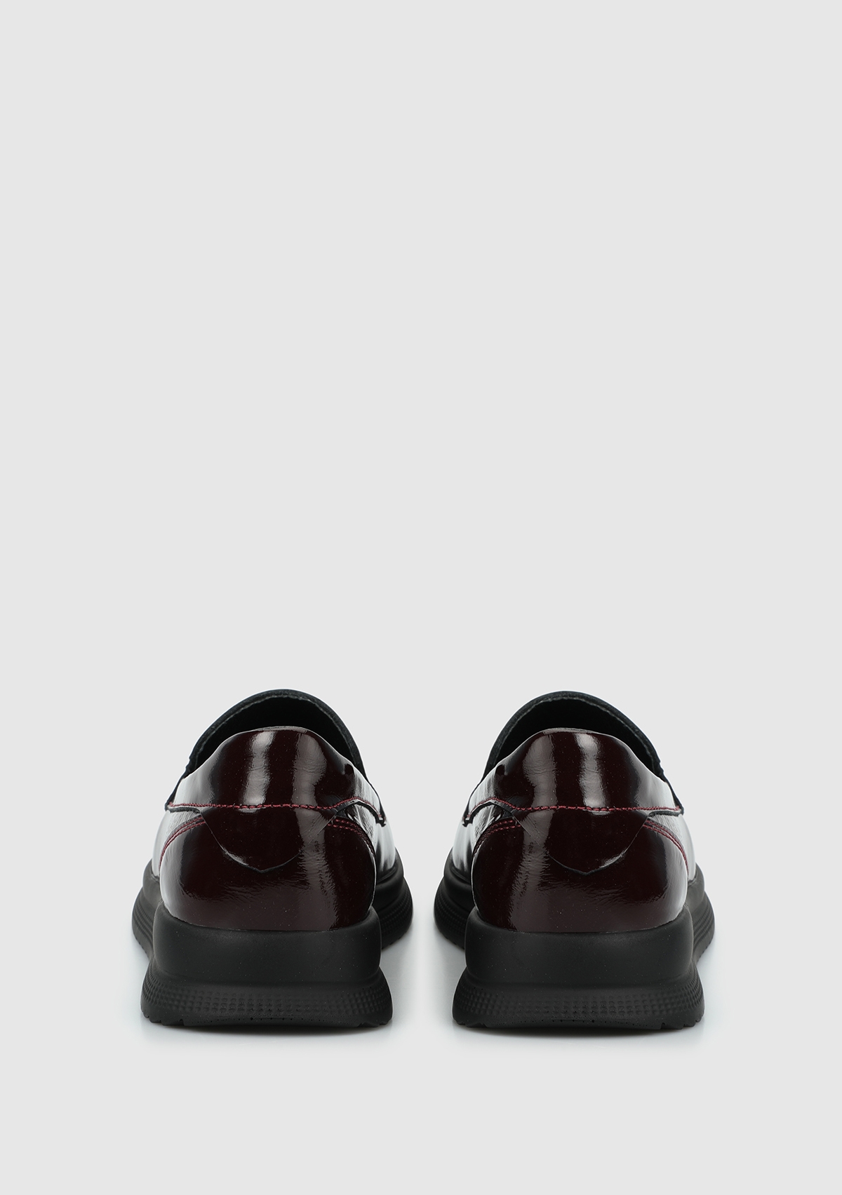 Bordo Deri Kadın Ayakkabı - Görsel 5