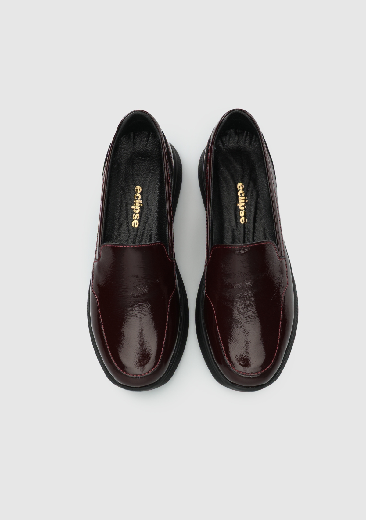 Bordo Deri Kadın Ayakkabı - Görsel 6