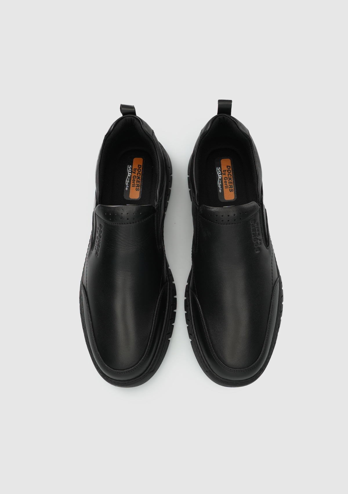 Siyah Deri Erkek Sneaker - Görsel 6