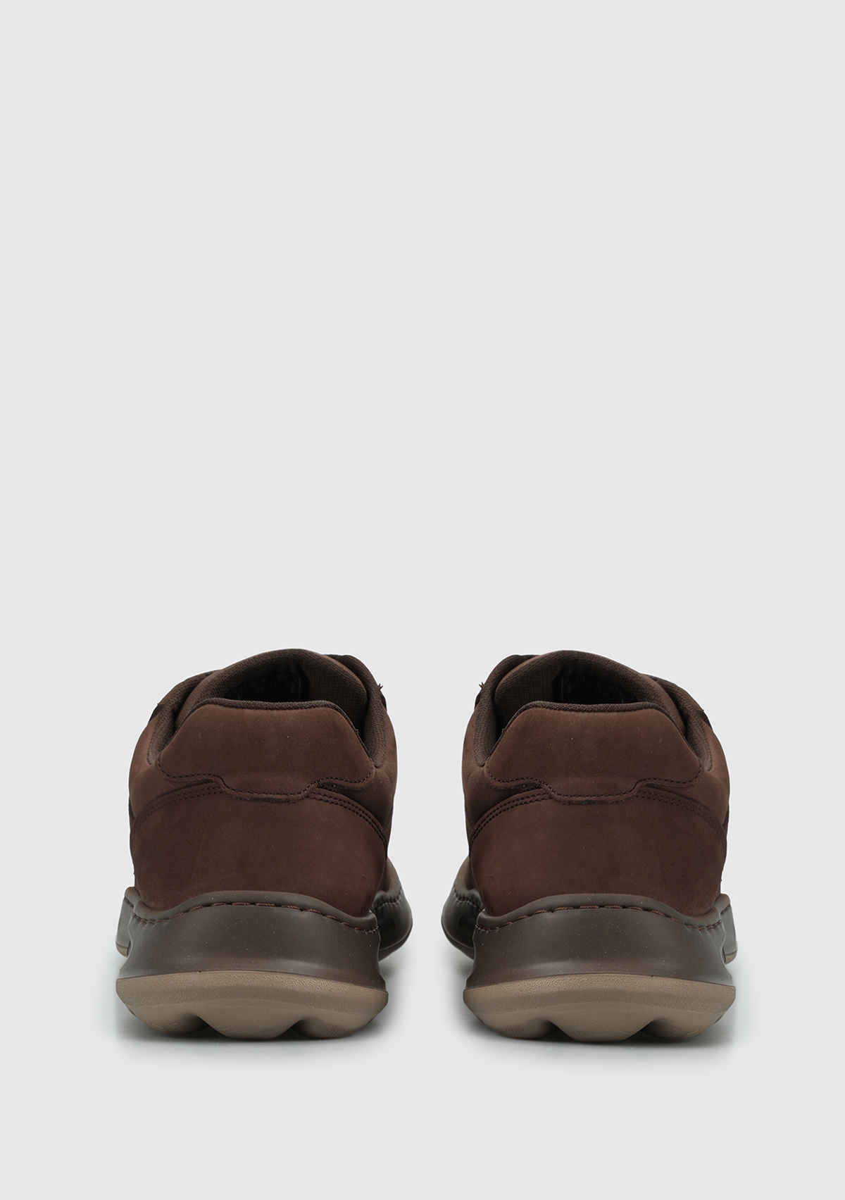 Kahve Deri Erkek Sneaker - Görsel 5
