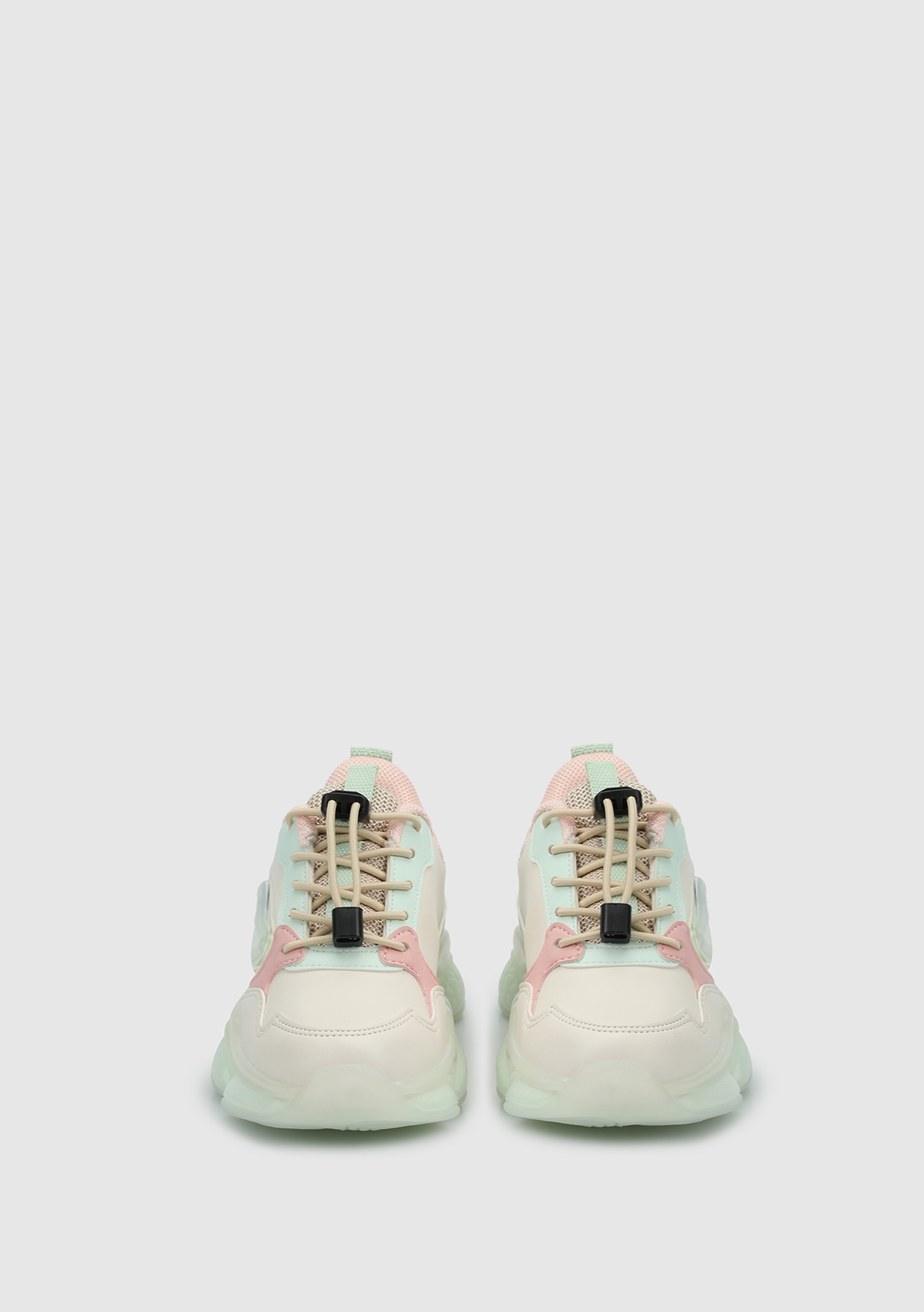 Krem Kız Çocuk Sneaker - Görsel 4