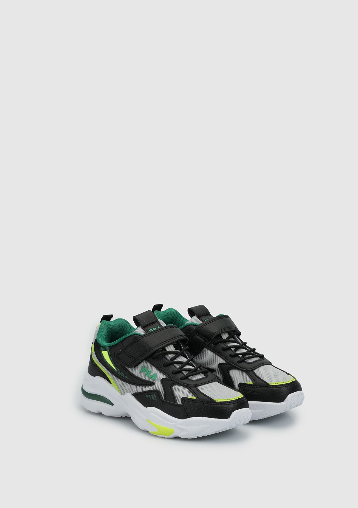 Madrun Elcro Siyah Çocuk Sneaker Ffk026183386 - Görsel 3